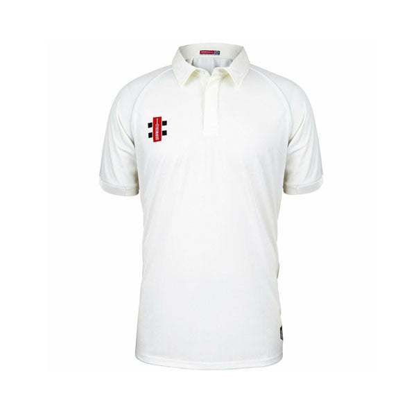 GRAY NICOLLS JUNIOR MATRIX V2 CRICKET SHIRT - IVORY
