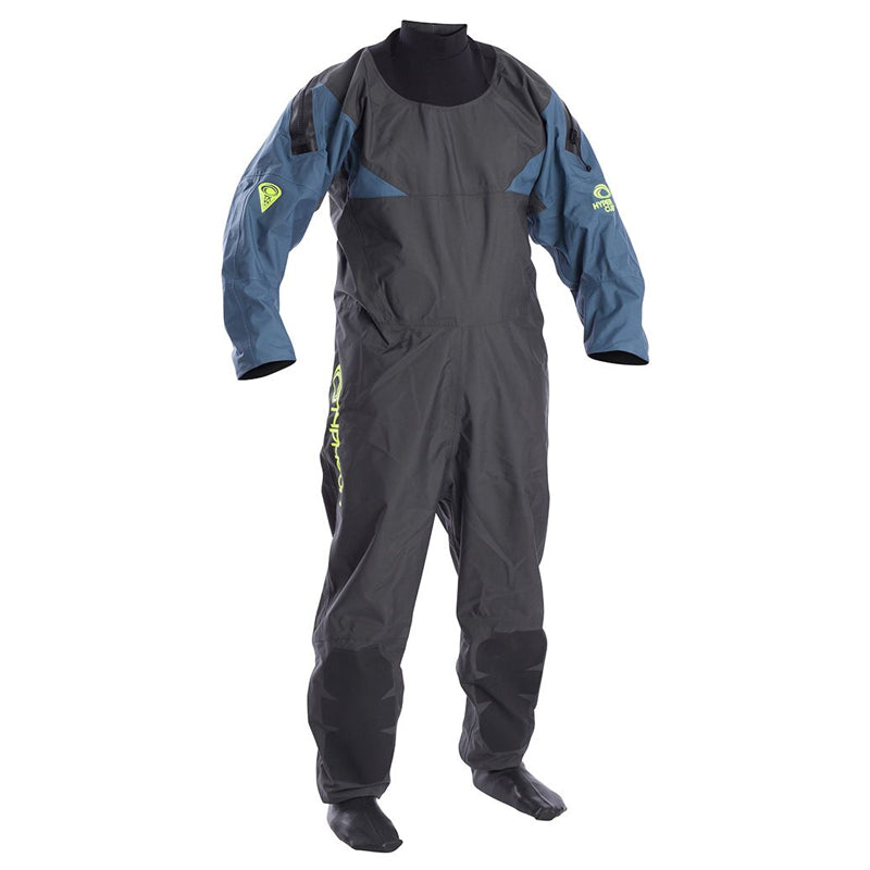 TYPHOON DIVING HYPERCURVE 4 DRY SUIT WITH SOCKS -TEAL/GREY