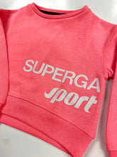 Load image into Gallery viewer, SUPERGA GIRLS SWEATER - PINK/WHITE
