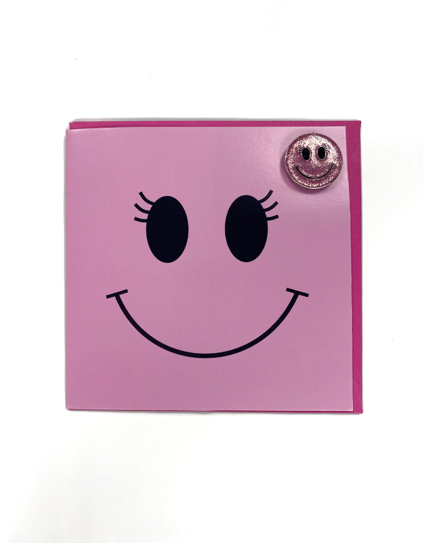 G2G PINK SMILE GOLF CARD/MARKER