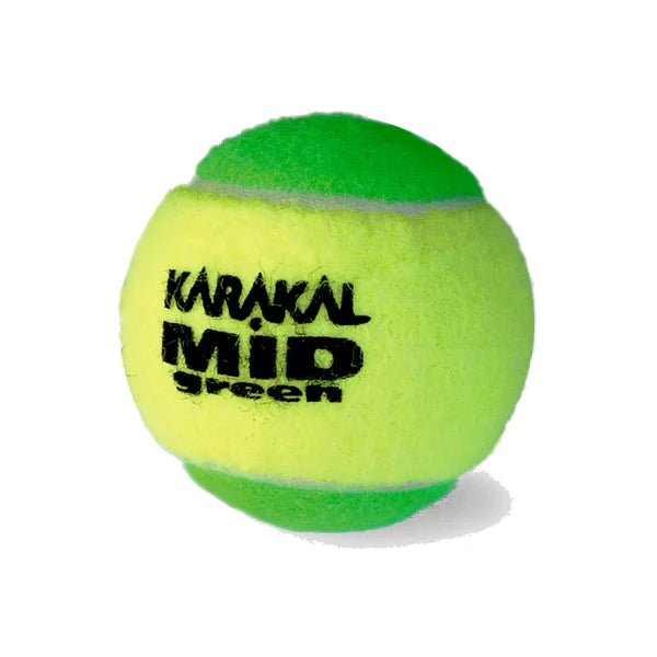 KARAKAL MID TWO TONE TRANSITION TENNIS BALLS in GREEN & YELLOW