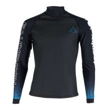 Load image into Gallery viewer, AQUASPHERE MENS AQUASKIN V3 TOP - BLK/TURQ

