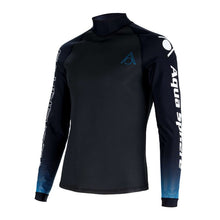 Load image into Gallery viewer, AQUASPHERE MENS AQUASKIN V3 TOP - BLK/TURQ
