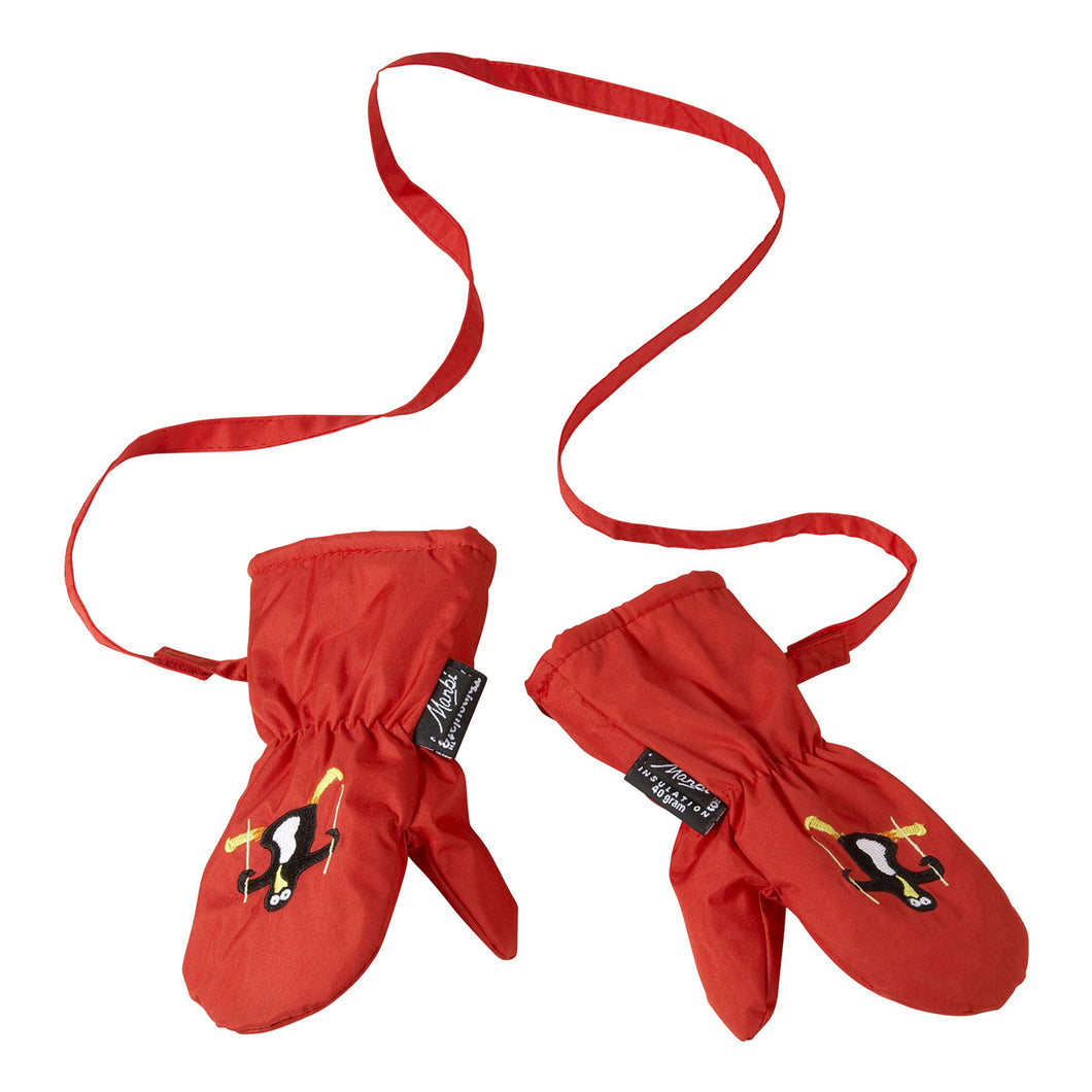 MANBI SNOWFLAKE SNOW SKI MITT RED 1-2Y