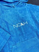 Load image into Gallery viewer, NOAH PONCHO TOWEL ROBE BLUE JUNIOR - SMALL
