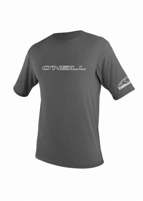 ONEILL MENS BASIC SKINS RASH GUARD - GRAPHITE