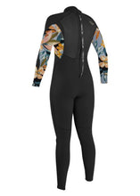 Load image into Gallery viewer, ONEILL WOMENS EPIC 3/2 FULL WETSUIT-BLACK/DEMIFLORAL
