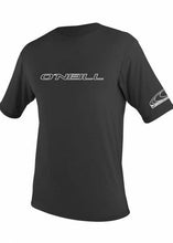 Load image into Gallery viewer, ONEILL MENS RASH VEST TEE CREW BLACK
