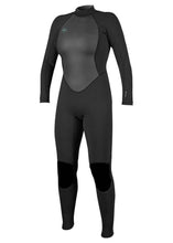 Load image into Gallery viewer, ONEILL WOMENS REACTOR 3/2M FULL WETSUIT BLACK
