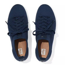 Load image into Gallery viewer, FITFLOP WOMENS RALLY MULTI KNIT TRAINER - MIDNIGHT NAVY

