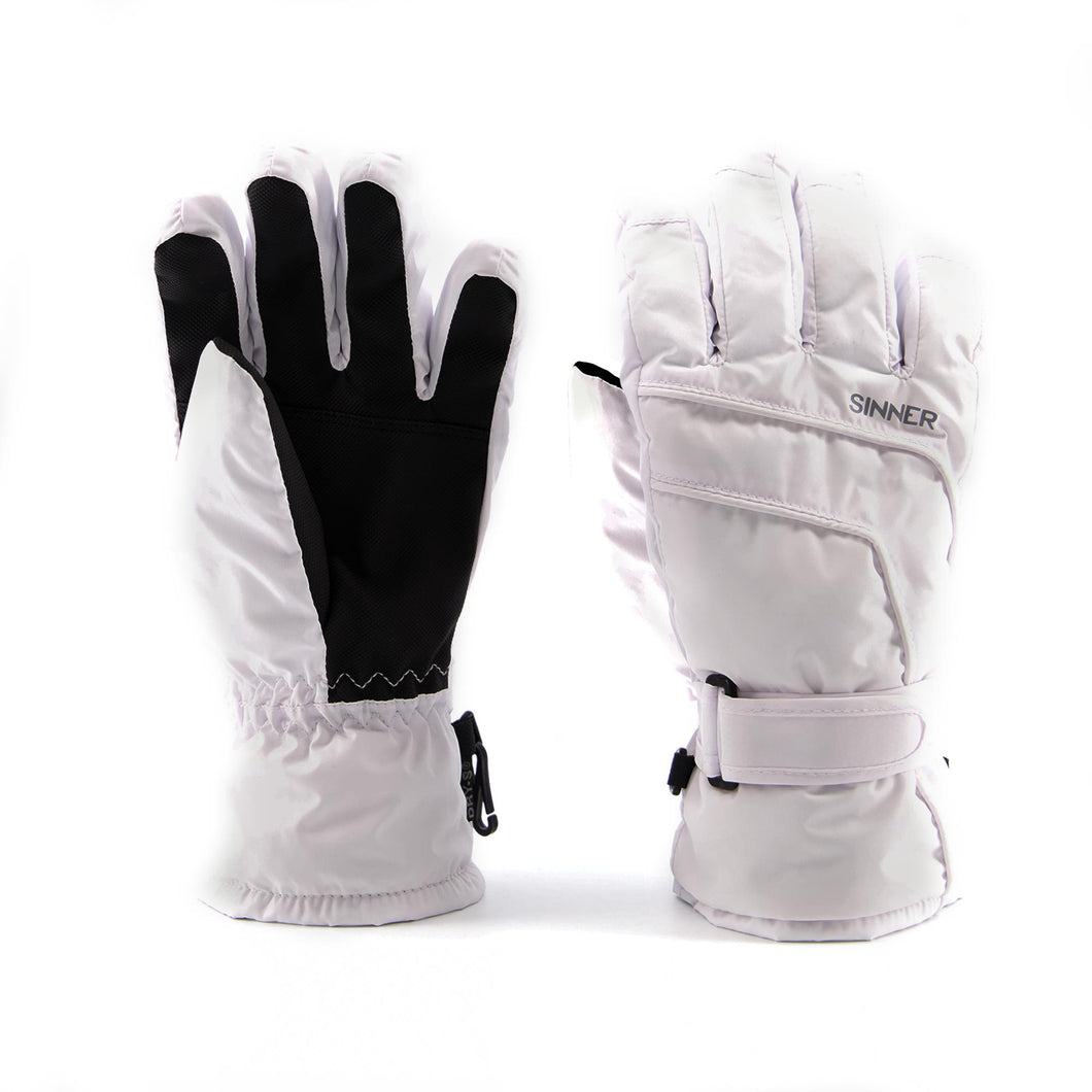 SINNER MESA LADIES SKI GLOVE WHITE