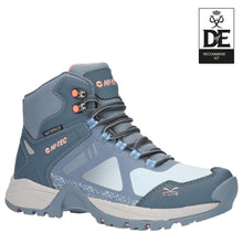 Load image into Gallery viewer, HI-TEC WOMENS V-LITE PSYCH WALKING BOOTS - DARK TURQUOISE/BLUE/PINK
