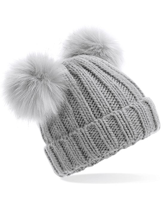 RALAWISE JUNIOR BOBBLE HAT - GREY (R414B)