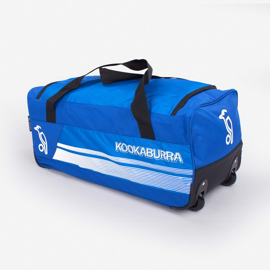 KOOKABURRA 9500 WHEELIE CRICKET BAG BLUE/WHITE