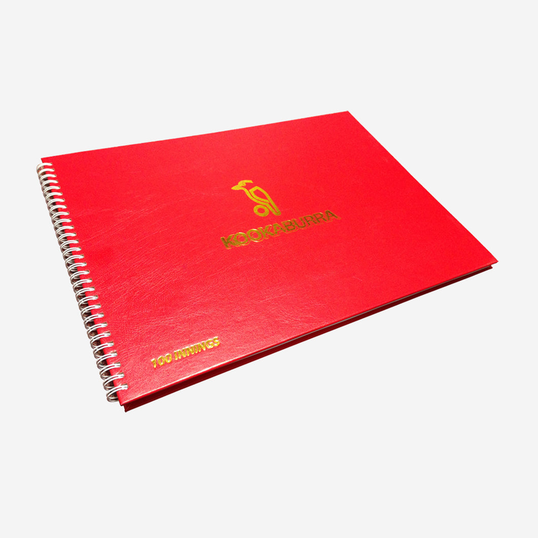 KOOKABURRA 100 INNINGS WIRE CRICKET SCORE BOOK