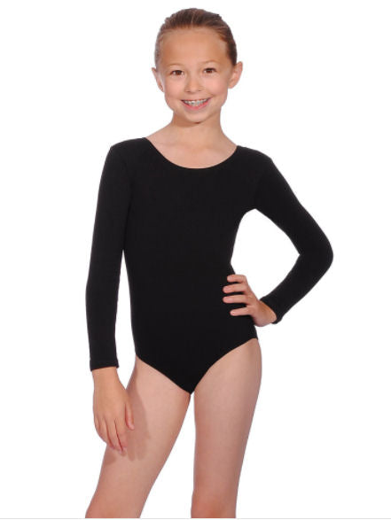 ROCH VALLEY GYMNASTICS DONNA LEOTARD - BLACK