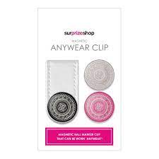 SURPRIZESHOP GOLF ANYWEAR CLIP+MARKERS SET WHITE