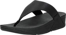 Load image into Gallery viewer, FITFLOP WOMENS LULU SHIMMER TOE - BLACK
