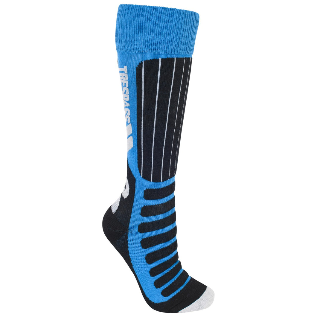 TRESPASS GATEWAY JUNIOR SKI SOCKS - COBALT BLUE