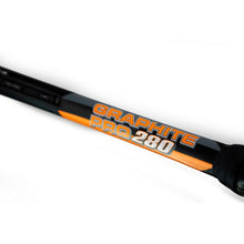 Load image into Gallery viewer, KARAKAL GRAPHITE PRO 280 TENNIS RACKET - BLACK/ORANGE
