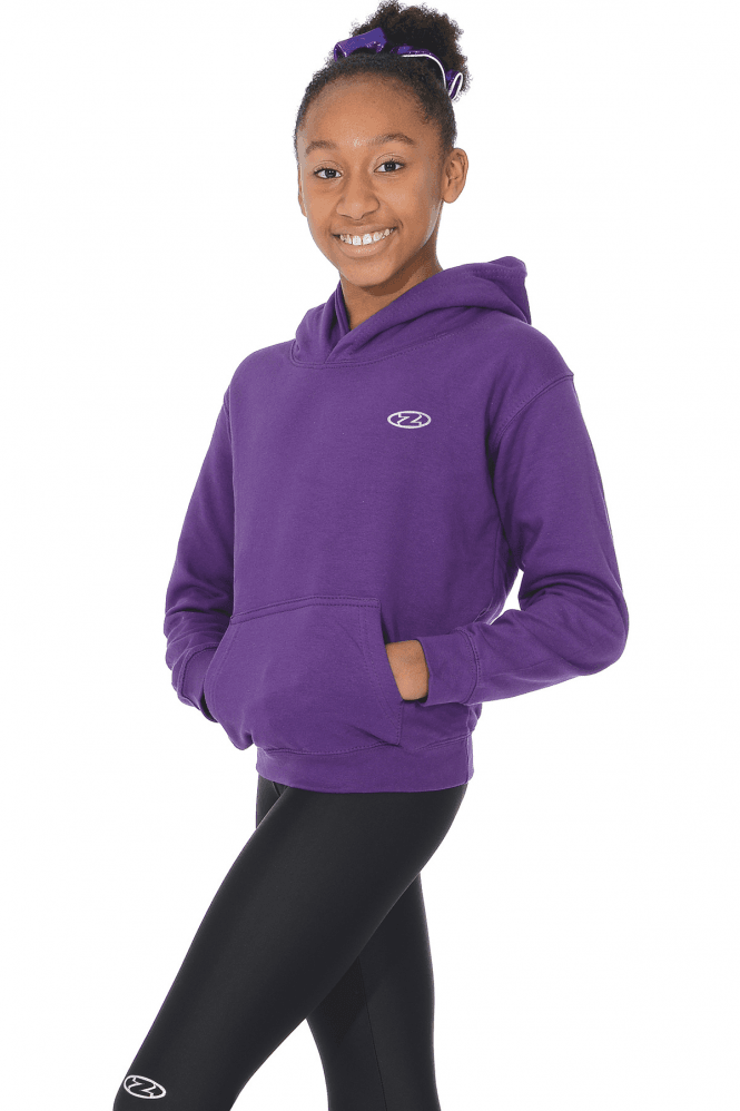 THE ZONE GYMNASTICS HOODIE PURPLE
