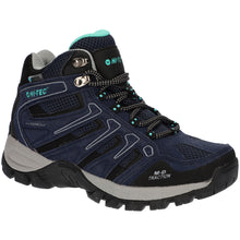 Load image into Gallery viewer, HI-TEC WOMENS TORCA MID WALKING BOOTS - MIDNIGHT BLUE/GREY
