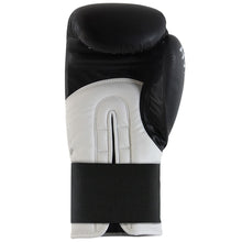 Load image into Gallery viewer, ADIDAS HYBRID BOXING GLOVE 100 BLACK/WHITE 16OZ
