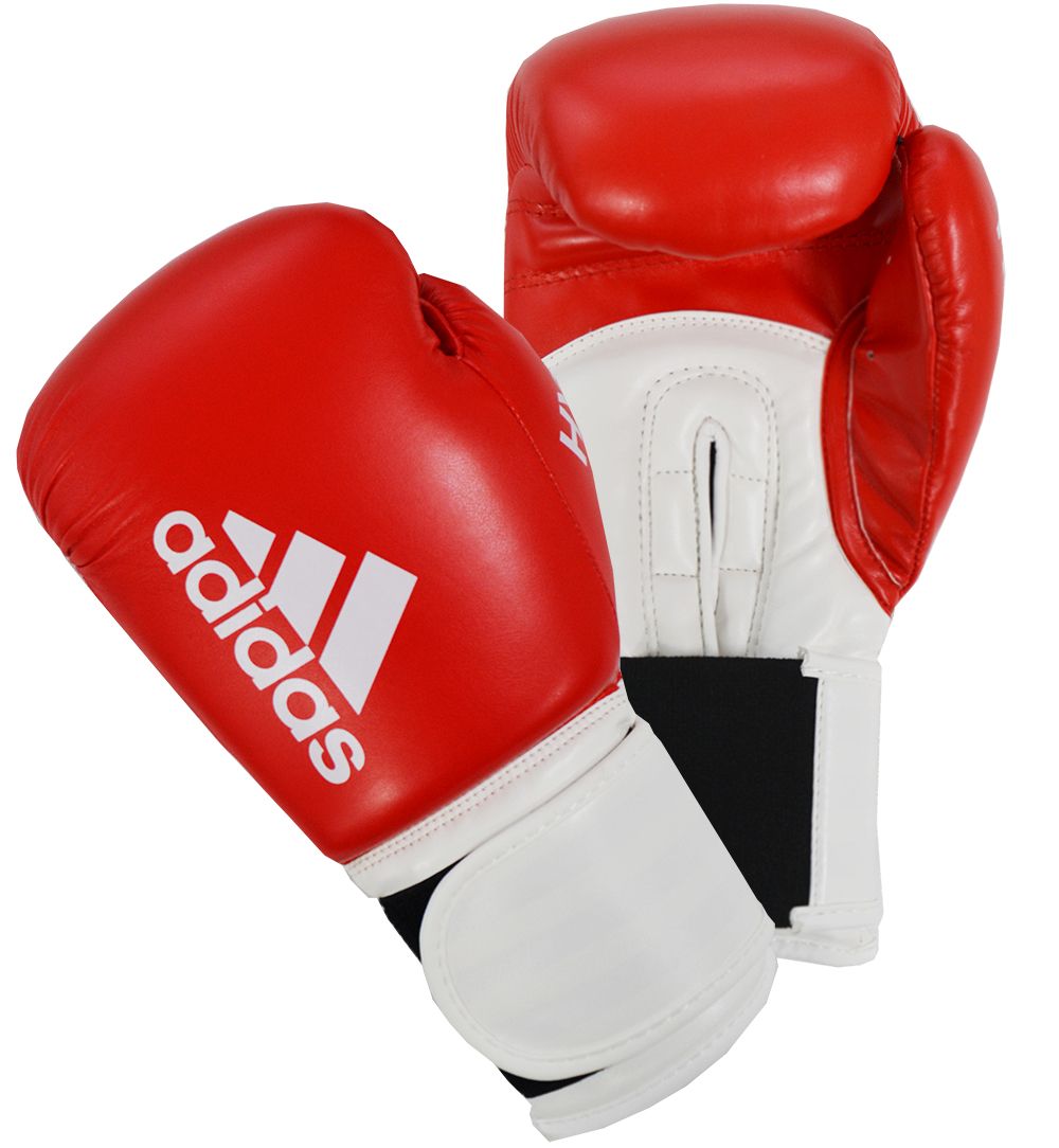 ADIDAS HYBRID BOXING GLOVE 100 RED 14OZ