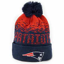 NEW ERA NEW ENGLAND PATRIOTS SPORT BOBBLE KNIT NAVY