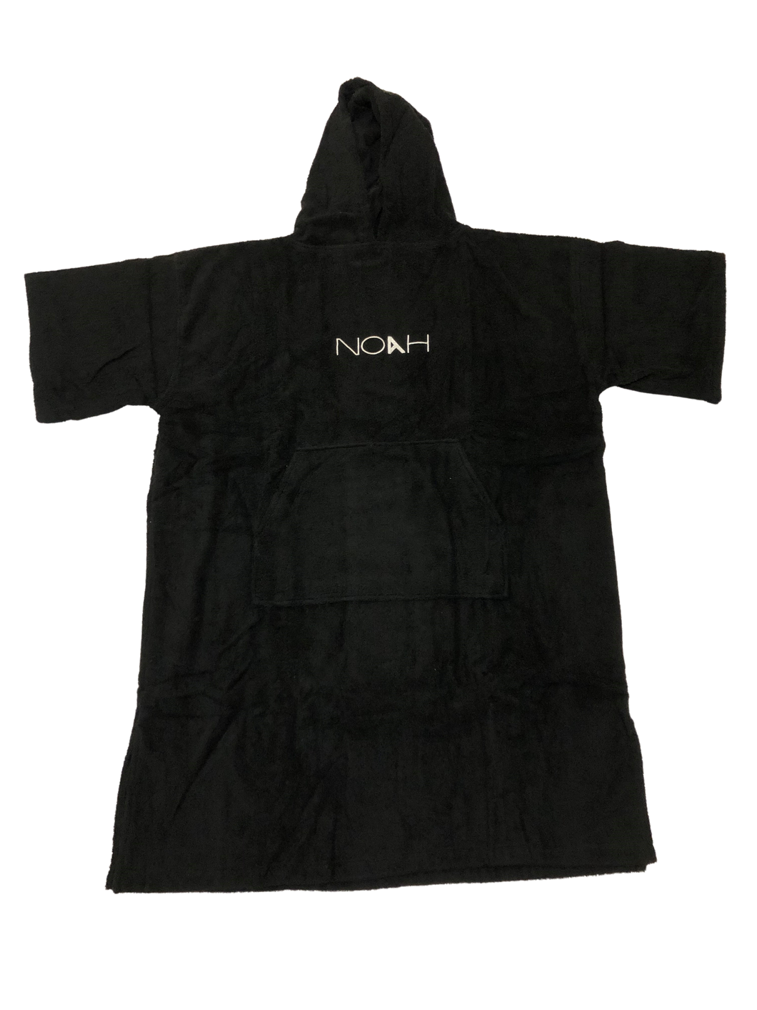 NOAH PONCHO TOWEL ROBE BLACK - JUNIOR/SMALL