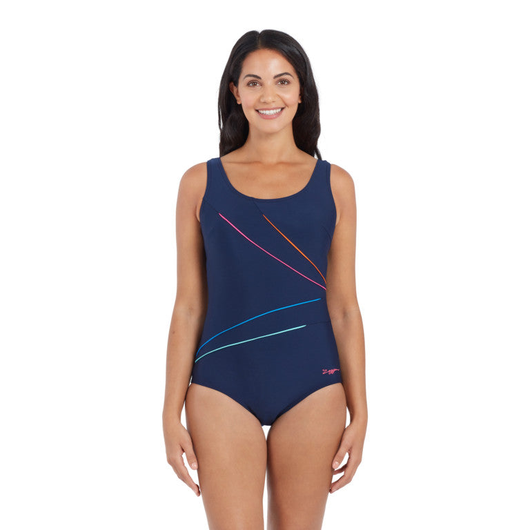 ZOGGS LADIES MACMASTER SCOOPBACK SWIMMING COSTUME