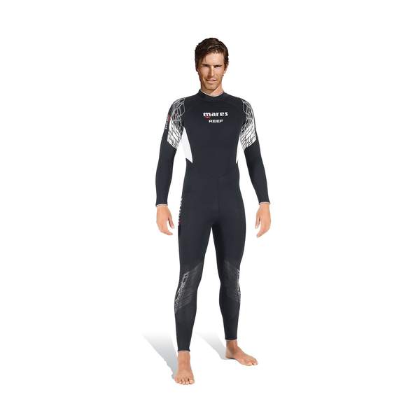 MARES MENS DIVING REEF WETSUIT 3MM - BLACK/WHITE