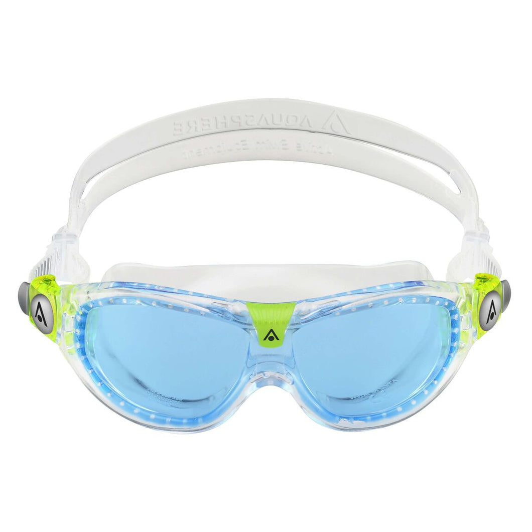 AQUASPHERE SEAL KID2 TRANSPARENT/LIME GOGGLES