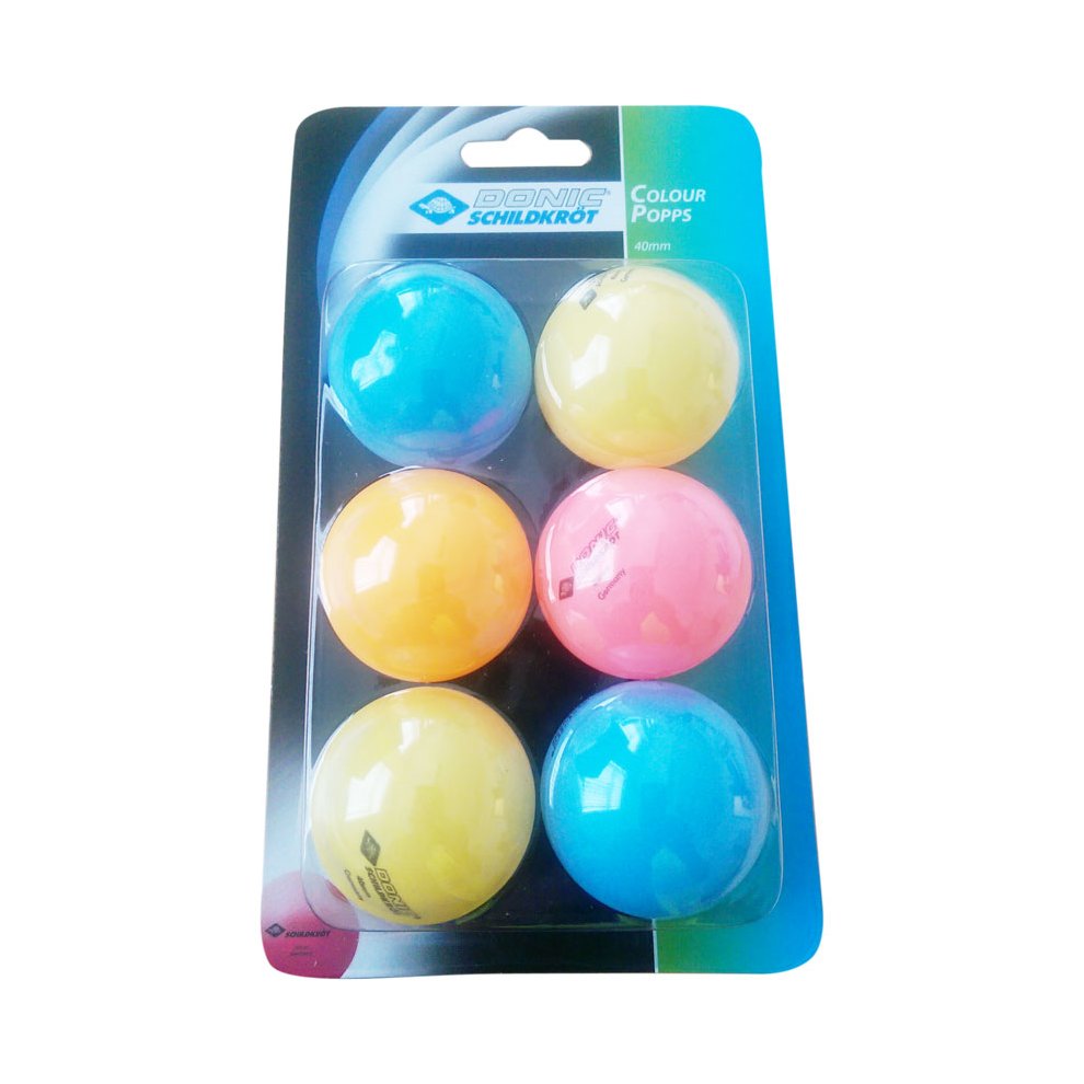 RANSOME DONIC COLOUR POP TABLE TENNIS BALLS