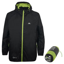 Load image into Gallery viewer, TRESPASS SENIOR  PACK UP JACKET - BLACK
