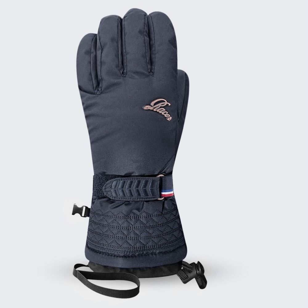 RACER WOMENS GELY3 SKI GLOVE - NAVY (009 NY )