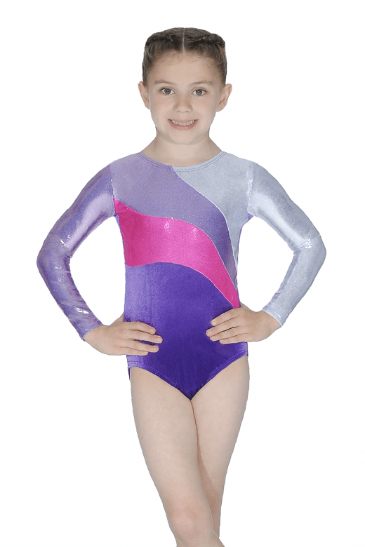 ROCH VALLEY GYMNASTICS ROME LONG SLEEVED LEOTARD - SAPPHIRE