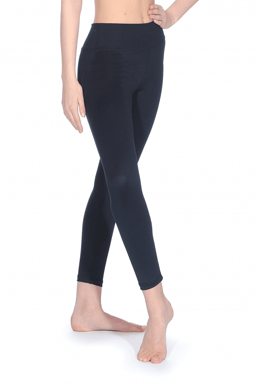 ROCH VALLEY GYMNASTICS FLAT TOP LEGGINGS - BLACK