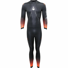 Load image into Gallery viewer, AQUASPHERE MENS PURSUIT 2.0 WETSUIT BLACK/ORANGE
