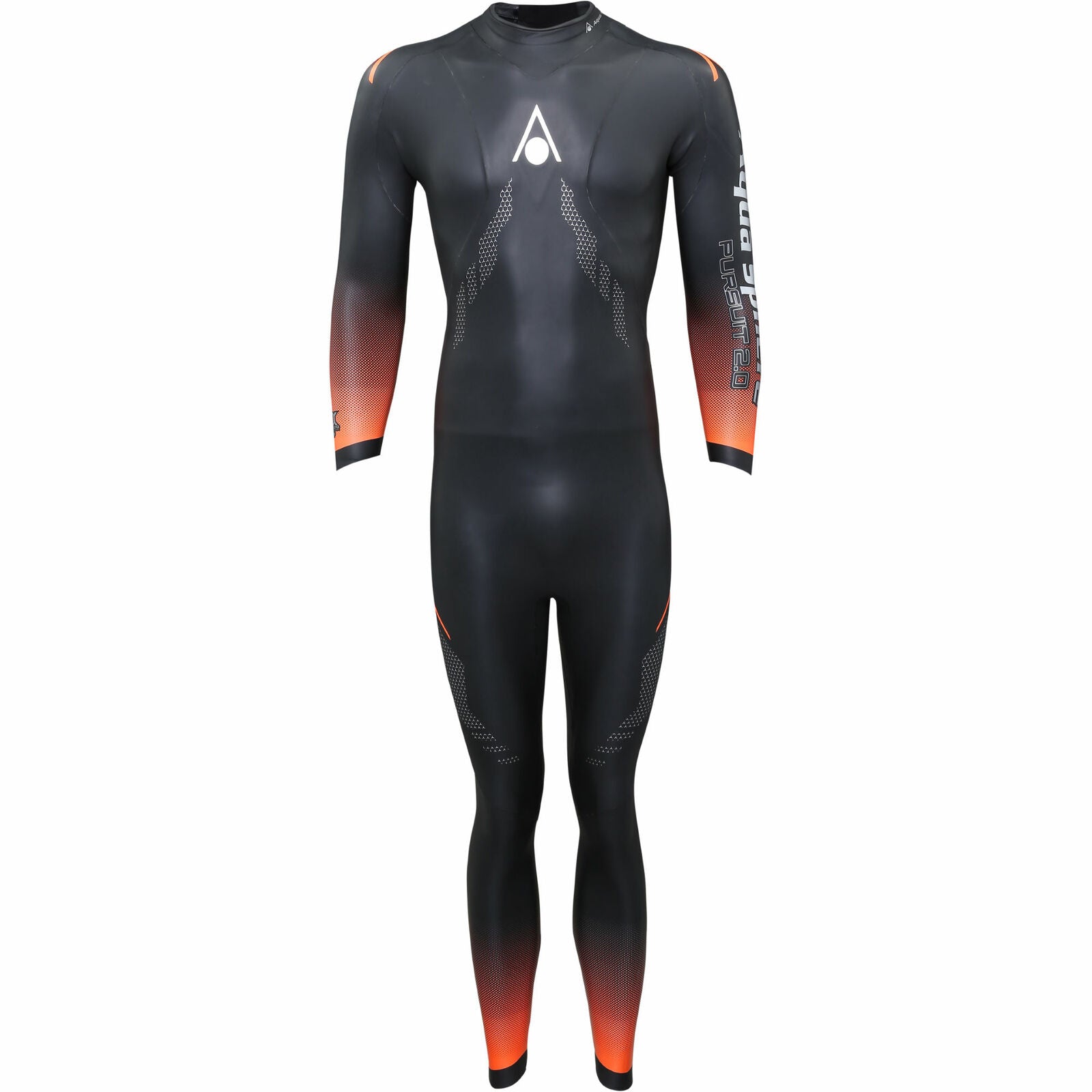 AQUASPHERE MENS PURSUIT 2.0 WETSUIT BLACK/ORANGE
