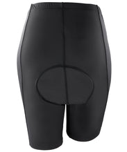 Load image into Gallery viewer, SPIRO WOMENS PADDED CYCLE SHORT - BLACK (S187F)
