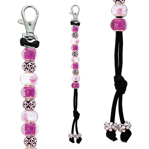 BEADED GOLF SCORE COUNTER - PINK