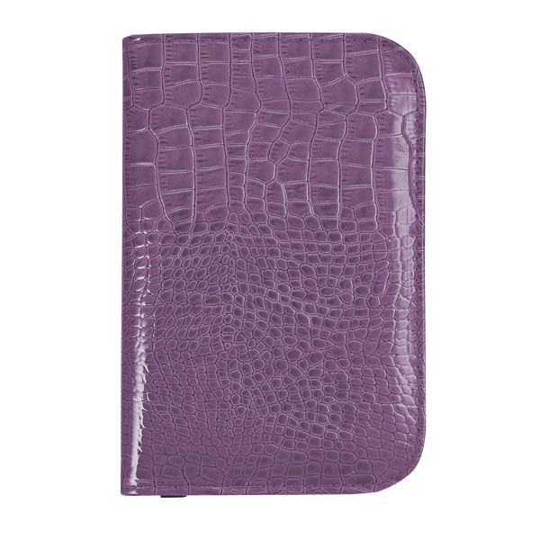 SURPRIZESHOP CROCODILE EFFECT GOLF SCORE CARD HOLDER PUPRLE