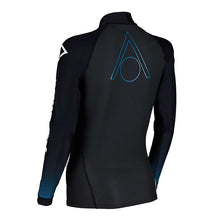 Load image into Gallery viewer, AQUASPHERE WOMENS AQUASKIN V3 TOP - BLK/TURQ
