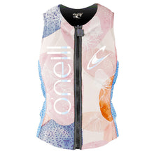 Load image into Gallery viewer, ONEILL WOMENS SLASHER COMP VEST - DESERT BLOOM/DRIFT BLUE
