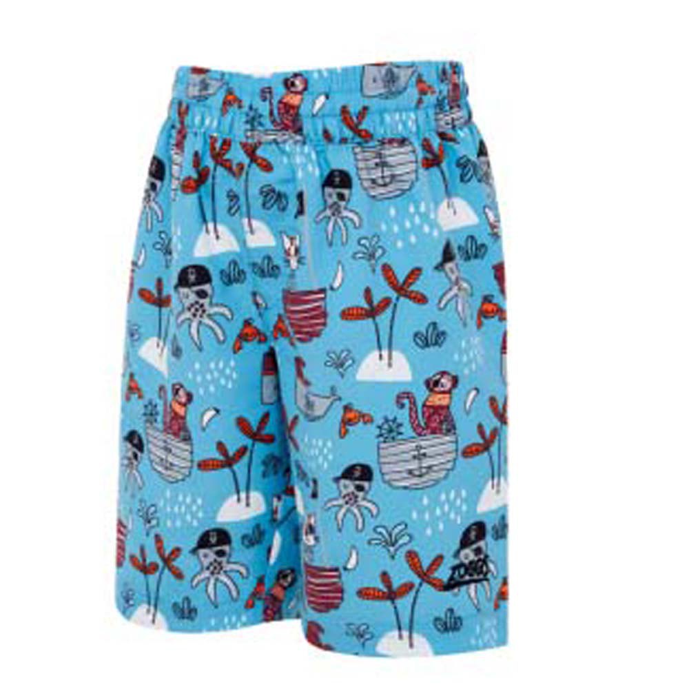 ZOGGS BOYS PIRATE PRINT SWIMMING SHORTS